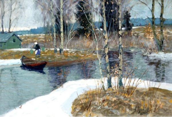 Fetching Water From The River - view 1