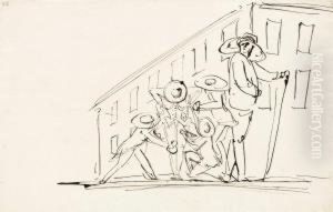 Figurscen by Carl August Ehrensvard