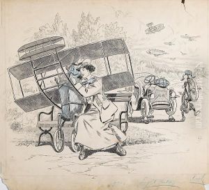 The Aeroplane Wins Popular Favor by Samuel D Ehrhart