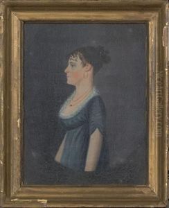 Portrait Of Elizabeth Gundaker by Jacob Eichholtz