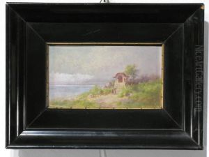 Suddeutsche Seenlandschaft by Gustav Eichhorn