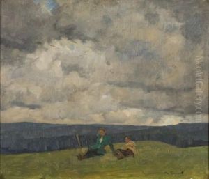 Zwei Ruhende Wandersmanner by Franz Eichhorst