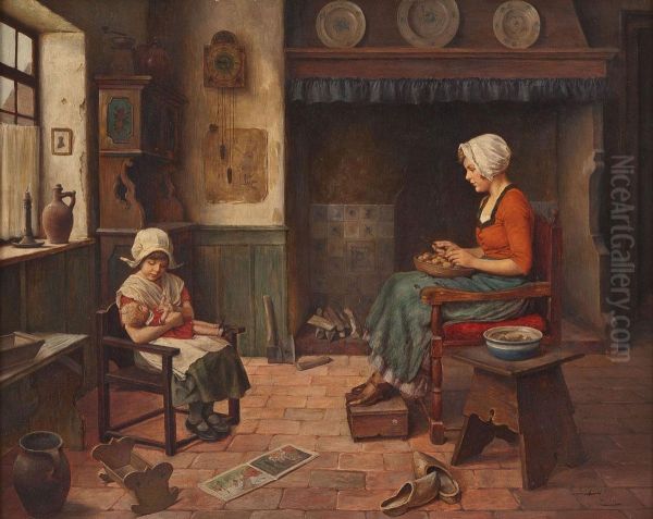 Mutter Und Tochter In Der Kuche - view 1
