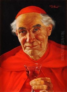 Portrait Of A Cardinal by Erwin Eichinger