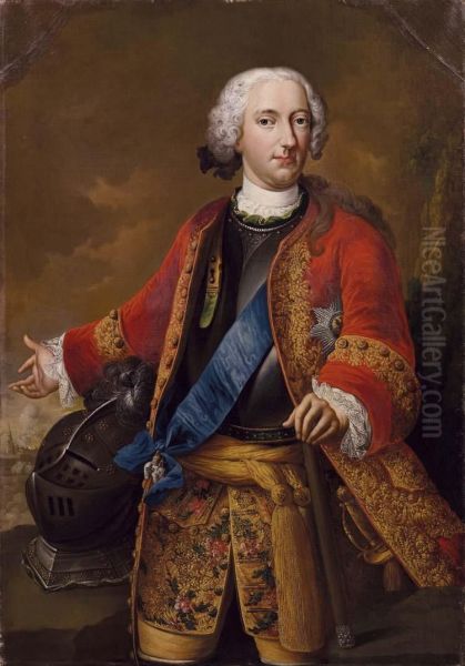 Ritratto Di Karl 1 Duca Dibrunswick-wolfenbuttel (1713-1780) - view 1