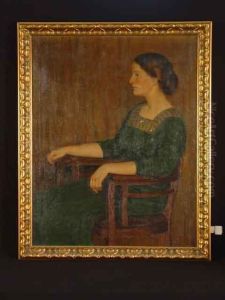 "damenportrat by Otto Eichrodt