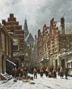 Market Day, Haarlem by Willem Hendrik Eickelberg