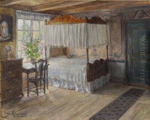 The Prince Chamber Atnarvestad Gard 1917 by August Eiebakke