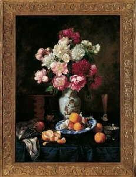 Grosses Blumen- Und Fruchtestilleben. - view 1