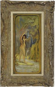 Lady With A Shawl by Louis Michel Eilshemius