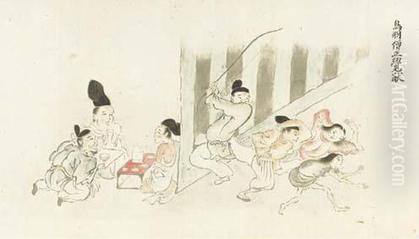 Paintings In The Style Of Earlier Japanese Masters - view 1