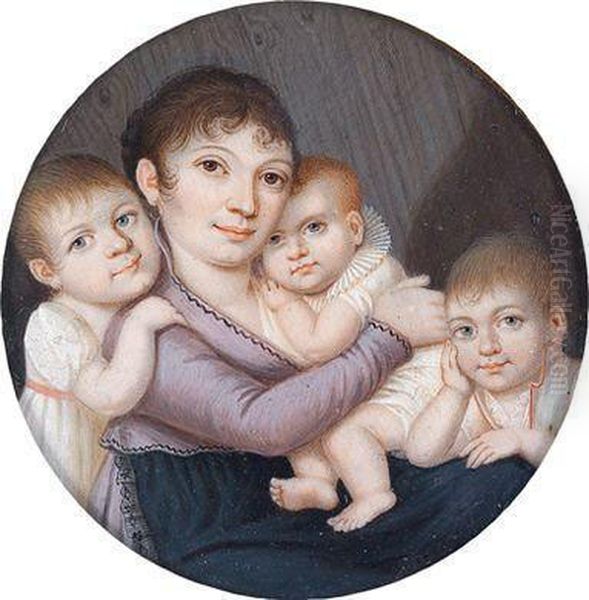 Bildnis Einer Mutter Und Drei Kindern - view 1