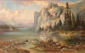 A Canyon River, Thought To Be Madison Canyon,montana