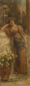 Musicienne Accoudee by Eisman Semenowsky