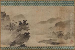 Misty Landscape by Kano Eitoku
