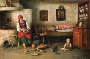 Rustic Scene by Franciszek, Franz Ejsmond