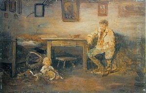 W Chlopskiej Izbie by Franciszek, Franz Ejsmond