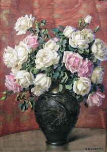 Roze W Wazonie by Stanislaw Ejsmond