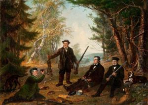 Hunting Party Ii by Robert Wilhelm Ekman