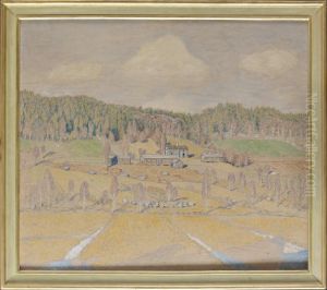 Varlandskap Fran Langjohanstorp by Alfred Ekstam