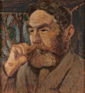 Man Med Skagg by Alfred Ekstam