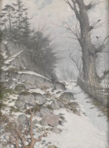 Vinterlandskap by H. Knut Ekwall