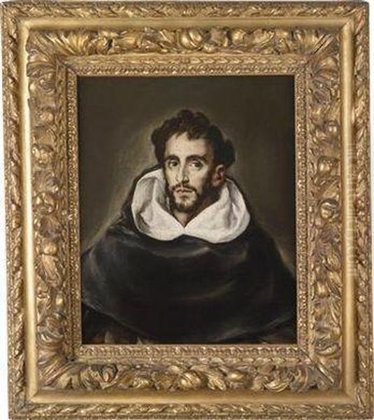 Portrait Of Fray Hortensio Felix Paravicino by El Greco (Domenikos Theotokopoulos)