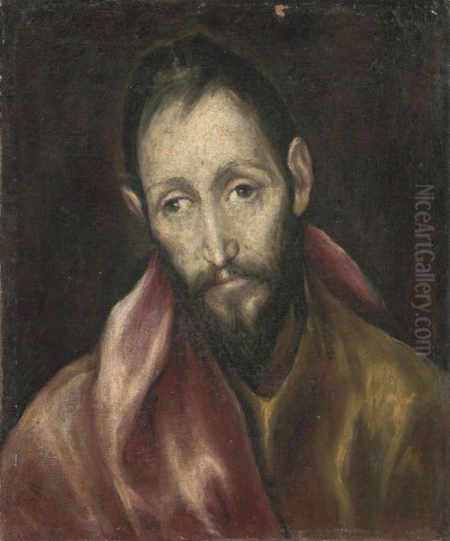 El Greco Head Of An Apostle - view 1