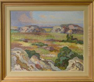Landskapsbild. by Albert Eldh
