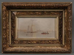Portland,
Maine,
Harbor by Lemuel D. Eldred