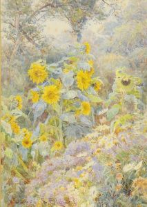Sunflowers by George Samuel Elgood