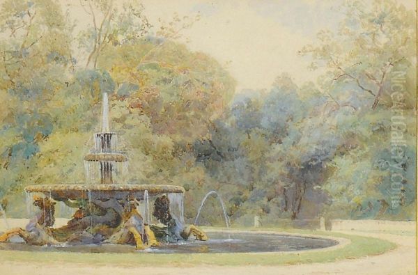 The Seahorse Fountain, Villa Borghese, Rome - view 1