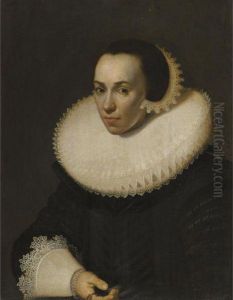 Portrait Of A Lady by Nicolaes (Pickenoy) Eliasz
