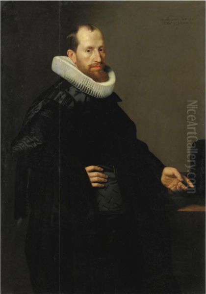 Portrait Of A Gentleman, Three Quarter Length, At The Age Of Thirty-six - view 1