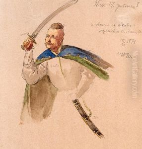 Szlachcic Z Szabla by Waleri Eliasz-Radzikowski