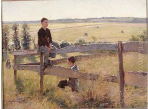 Jeunes Garcons A La Barriere by Maurice Eliot