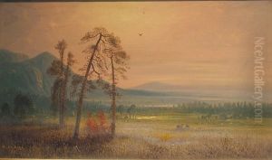 Mountain Landscape by Henry Arthur Elkins