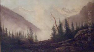 Mountain Landscape by Henry Arthur Elkins