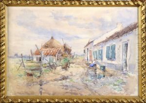 Ferme Animee by Edouard Elle
