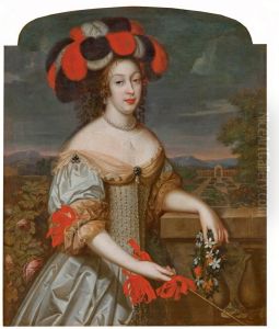 Portrait D'anne-marie-louise D'orleans by Louis Ferdinand (the Elder) Elle