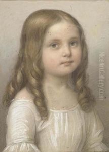 Portrait Eines Madchens. by Maria Ellenrieder