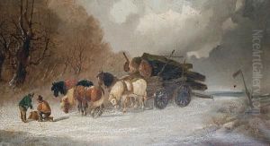The Timber Cart by Morriz Ellerman