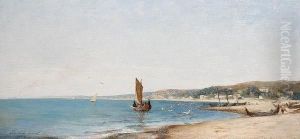Corfu, Looking East Along The North Coast From Acharavi by Edward Elliot