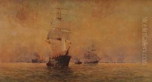Newcastle Harbour by Frederick Elliot