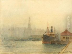 Ship At Port by Frederick Elliot