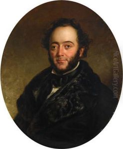 Portrait Of A Man Believed To Be Pierre Van Cortlandt Iii by Charles Loring Elliott
