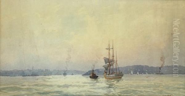 Boats In The Harbour - view 1