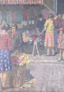 Busy Market Scene