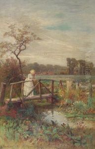 H Ellis, Oil On Canvas,contemplation, Signed, 36ins X 24ins H Ellis, Oil On Canvas,contemplation, Signed, 36ins X 24ins
