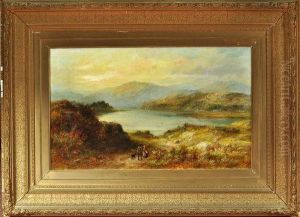 The Mawddach - Penmaen Pool, Penmaen Cliff, North Wales by William Ellis